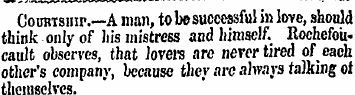 CouKTsiiir.—A man, to be successful in l...
