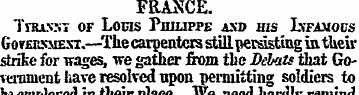 FRANCE. Tnuxsv or Louis Philippe axd his...