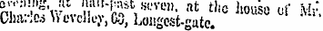Uia..e» VU*tclie,v,u3, Longest-gate.