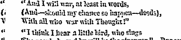 " " Aii-I I will war , at least in words...