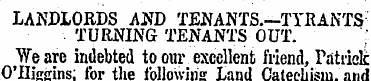 LANDLORDS AND TENANTS.-TYRANTS TURNING T...