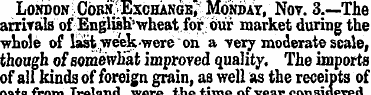 London; Cow*'Exchange," Mow.At, Nov. 3.—...