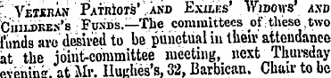 " VET. - -1U**.* ' Patriots 'Und Exiles'...