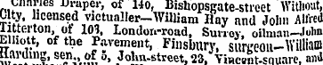 draper, of 140, Bishopsgate-strcet Witho...