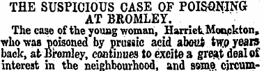 THE SUSPICIOUS CASE OF POISONING AT BROM...