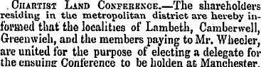 Cuabtisi Land Conference.—The shareholde...