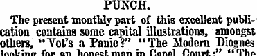 PUNCH. The present monthly part of this ...