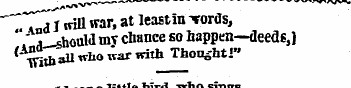.. * nd I «& war, at leastin -voids, / ....