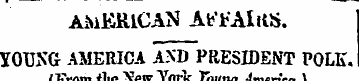 AMERICAN AWAIitS. "YOUNG AMERICA AND PRE...