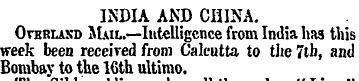 INDIA AND CHINA. Overlaxd Mul.—Intellige...