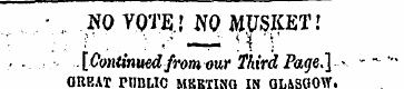 - : NO VOTE.,' NO MUSKET! [Continued fro...