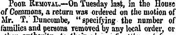 Poor Removal.—On Tuesday last, in tho Ho...
