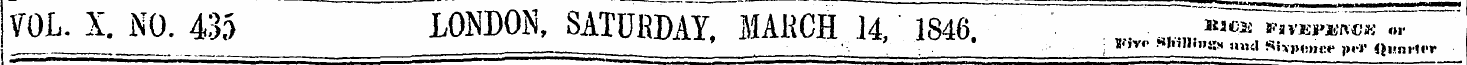 VOL. X. NO. m LONDON, SATURDAY, MAKCH .1...