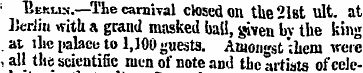 • "Bemj n\—The carnival closed on the 2M...