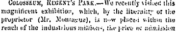 COLOS'SEra , KtOE.VT'S PARK.— Wu lVCelit...