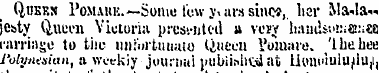 Qi!KF.s PoMAiti:.—Some few y> ars sinw ,...