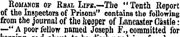 Romance of Rbal Ln**.--The " Tenth Repor...