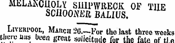 MhLAKOJIOLY SHIPWRECK OF TIIE SCHOONER B...