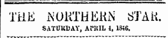 ¦KM^WNMMI««anUIWIMIM«M-WM&gt;m«MMlMn)nK THE JSUKTHEKN STAR. SATURDAY, APRIL 4, 1846.