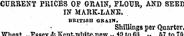 CURRENT PRICES OF GRAIN, FLOTJR, AND SEE...