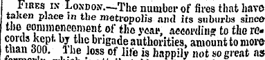Fires in Los-doit. —The number of fires ...