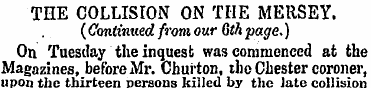 THE COLLISION ON THE MERSEY. (Continued ...