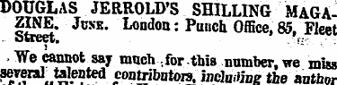 DOUGLAS JERROLD'S SHILLING MAGAIH5* Jo!,...