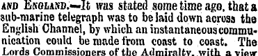 and molkhb.—It was stated some time ago ...