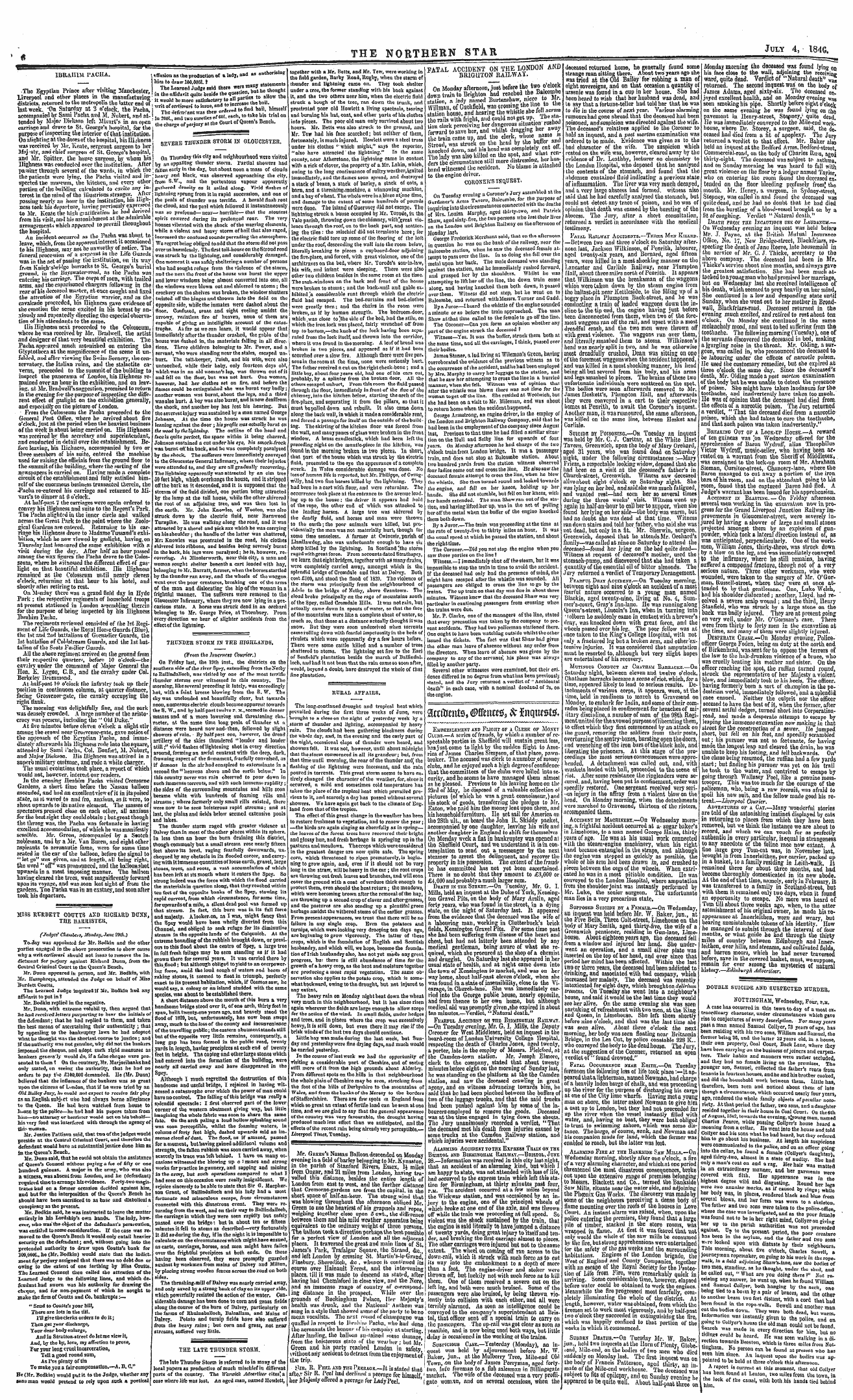 Northern Star (1837-1852): jS F Y, 3rd edition - [From The Gmtte Of J-Nday, J«V »• • * M....