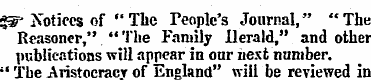 *-*?* "Notices of "The People's Journal,...
