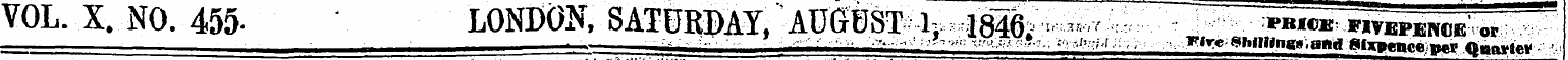 VOL. X . NO. 455- LONDON, SATUR£Al/AU(^^...