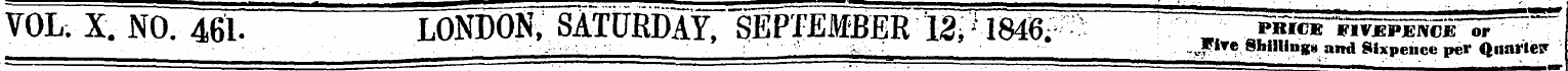 VOL. X. NOT^T iMDO^StlRDAY, " SEPTEMBER ...