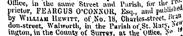 Ollice, in the same Street and Parish, f...