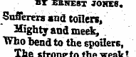 BT EBNEST JOKES. Sufferers and toilers, ...