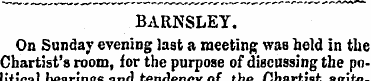 BARNSLEY. On Sunday evening last a meeti...