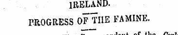 IRELAND. PROGRESS OF THE FAMINE. SKIBb. ...