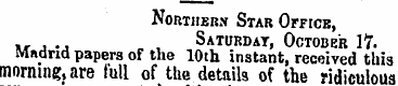 Northern Star Office,., , .. „ , Saturda...
