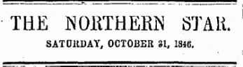THE N011THERN STAR. SAT0RDAY, OCTOBER 81, 18iG.