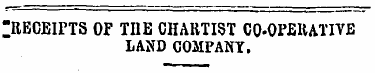 iRBCEirTS OF TUB CHARTIST CO-OFEHATIVK L...