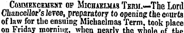 CoiMEKCEMEST op Michaelmas Term.— The Lo...