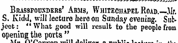 Brasspouxders' Arms, Whitechapel Road.—M...