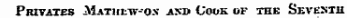 Privates AlATiitw-ox asd Cook of the Seventh