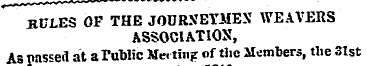 RVLES OF THE JODRXEYilEX WEAVERS ASSOCIA...