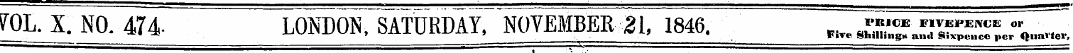 TOL. X. NO. 474- L0ND0N7SATURDAY, "' N0Y...