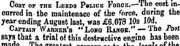 Cosr of mE Leeds Penes Fobce.—The cost i...