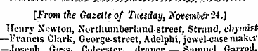 [.fYom ffte Gazette of Tuesday, Abvemtie...
