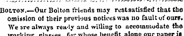 Bolton Our Bolton friends may restsatisf...