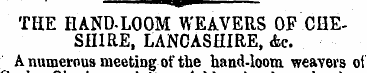 up THE HAND*LOOM WEAVERS OF CHESHIRE, LA...