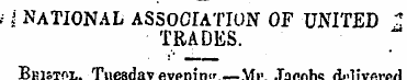 " i NATIONAL ASSOCIATION OF UNITED 2 TRA...