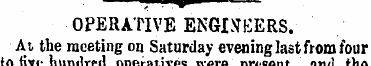 , ¦ . ' • ' OPERATIVE ENGINEERS. At the ...